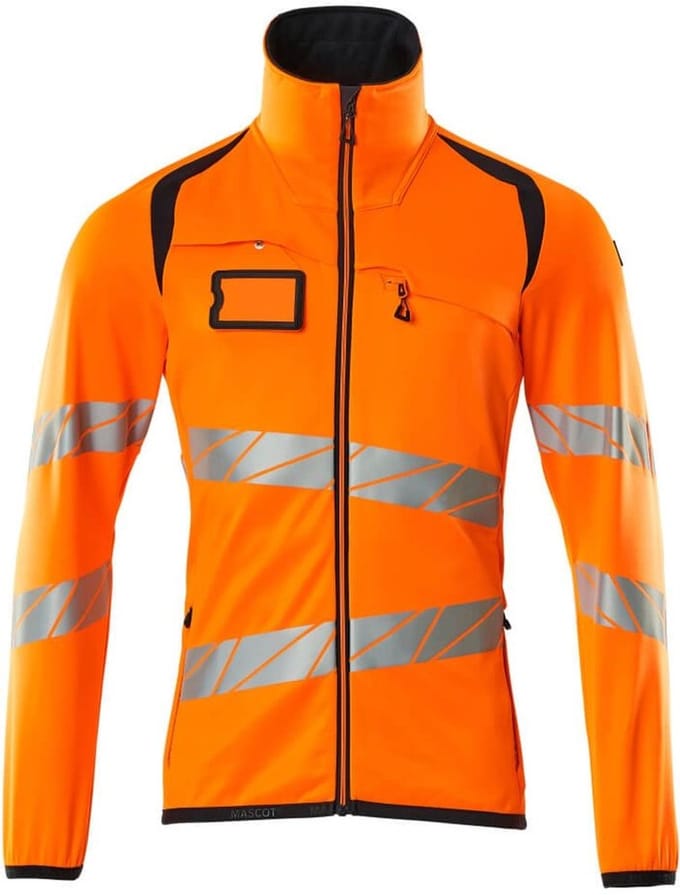 Mascot Accelerate Safe Fleecetrui met rits 19103-315 - hi-vis oranje/donkermarine - M
