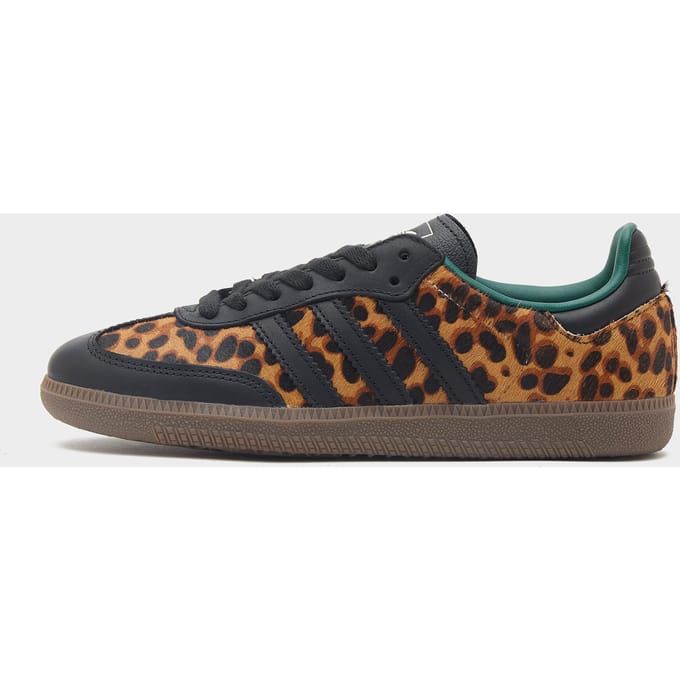 adidas Samba OG Cheetah Pack - Collegiate Green Dames Sneakers Bruin Core-Black Crème-Wit JI2735 36