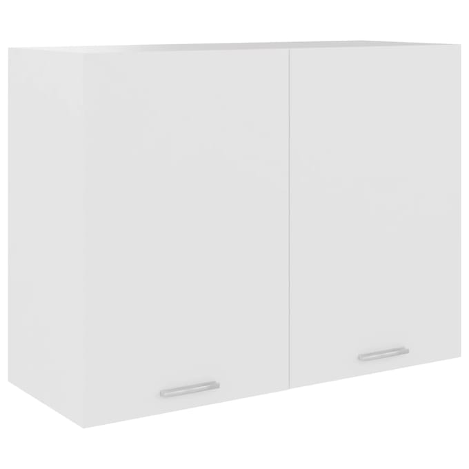 vidaXL - Bovenkast - Lyon - 80x31x60 - cm - bewerkt - hout - wit