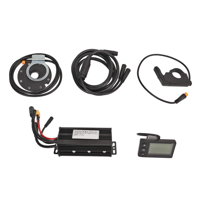 26A Borstelloze Motor Controller S866 Display Trapondersteuning Sensor Duim Gashendel Fiets Lithium black