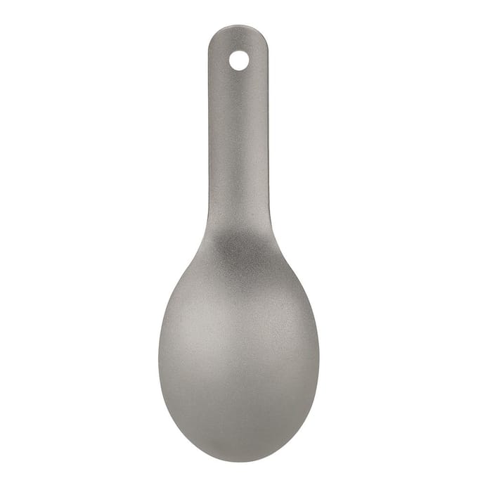 Lixada Korte Steel Titanium Lepel Ultralichte Kinderen Babylepel Buiten Spoon beige