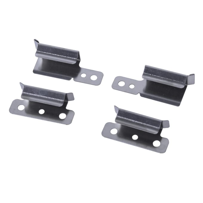 4 stuks Bedklemmen Klemmen Compatibel met Ender 3 Pro Ender 3 V2 Ender 3S Ender 5 Pro CR-20 PRO 3D 0 zilver