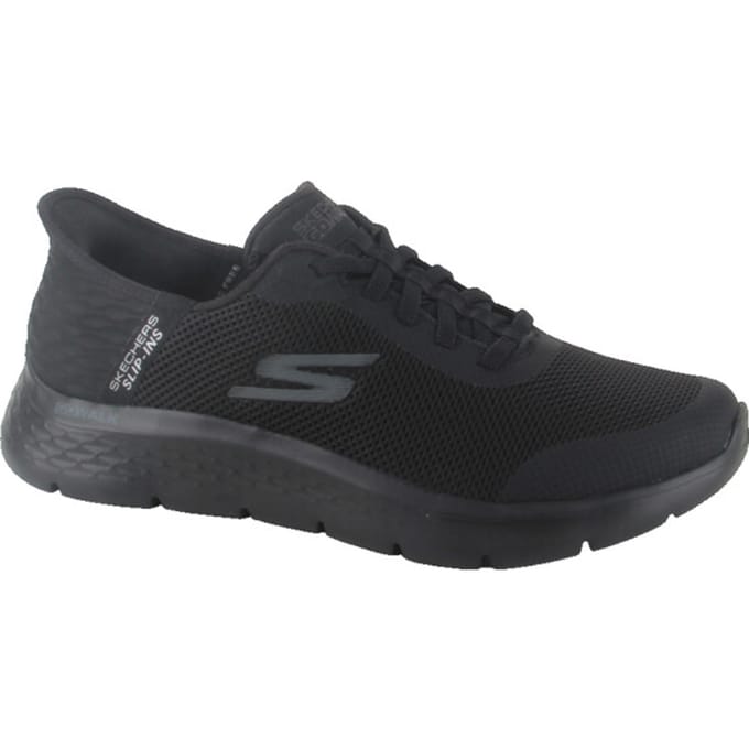 Skechers Slip-ins Go Walk Flex - Hands Up - Heren Instappers - Zwart