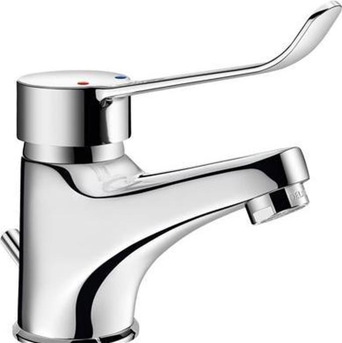 Wastafelmngkrn H.60 + trekplug en afvoer, hygiën. hendel, BEL