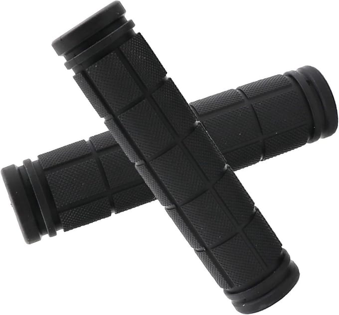 Antislip Fietshandgrepen - Stuur Rubber Handvatten Fiets - Veilig Fietsen - Ergonomisch Design - 22mm Diameter - Zwart