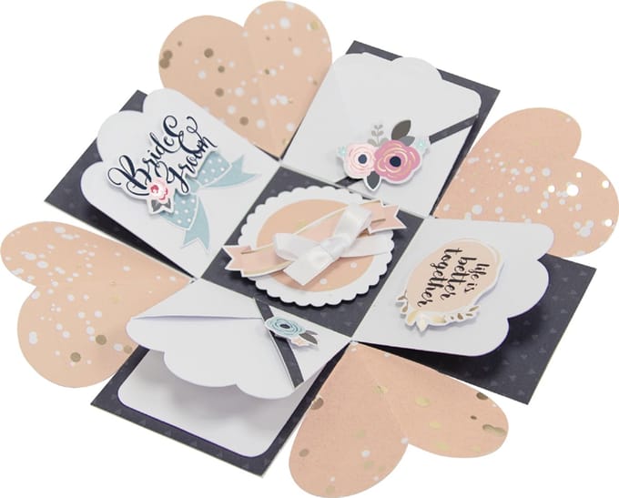 folia uitvouwdoos-knutselset 'Happy Birthday'