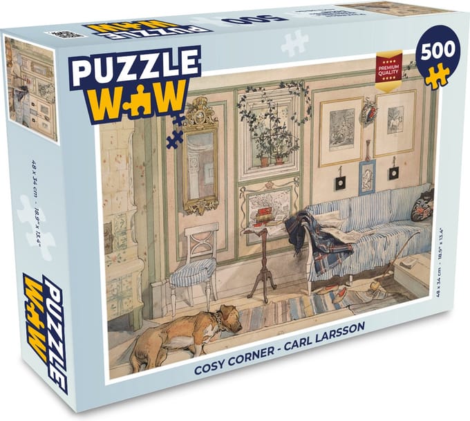 Puzzel Cosy corner - Carl Larsson - Legpuzzel - Puzzel 500 stukjes