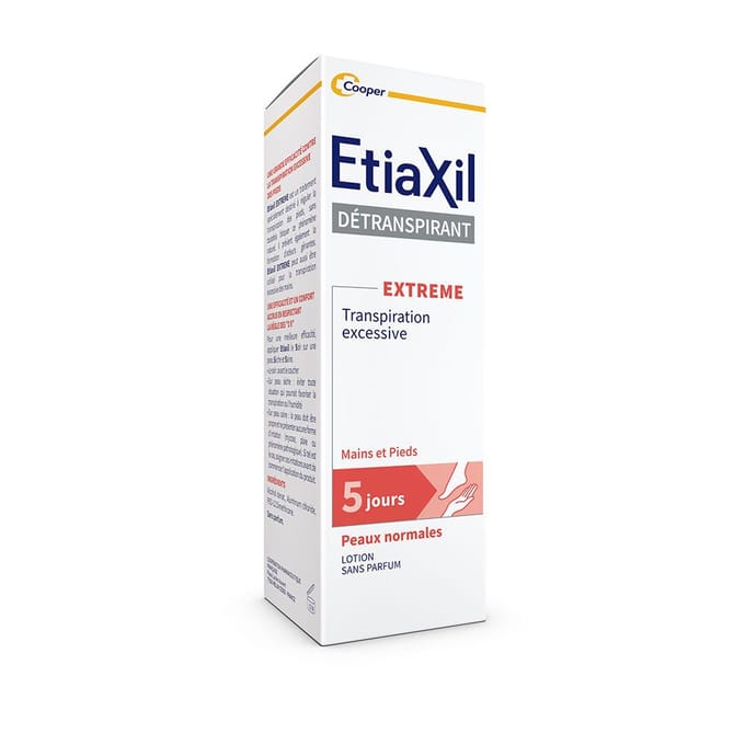 Etiaxil Behandeling Tegen Overmatig Zweten van de Voeten Normale Huid 100 ml