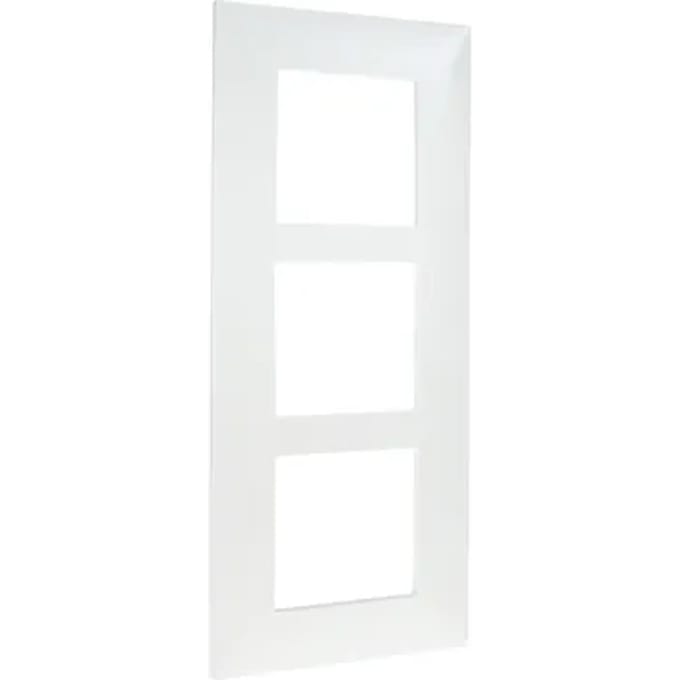 Legrand Vanela Next Drievoudige Afdekplaat Wit 57mm