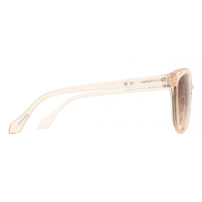 Calvin Klein Cat Eye Dames Kristal Beige Bruin Gradiënt CK19534S