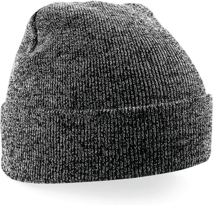 Gebreide muts polyester donkergrijs