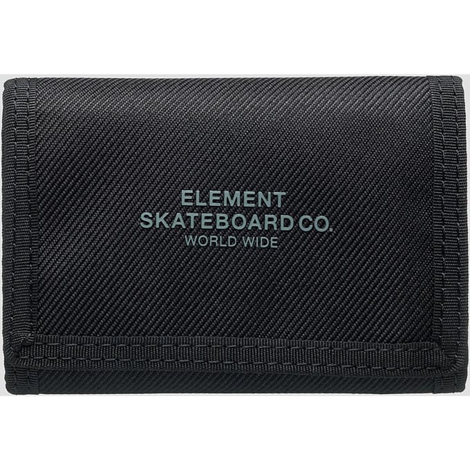 Element Co Trifold Portemonnee zwart