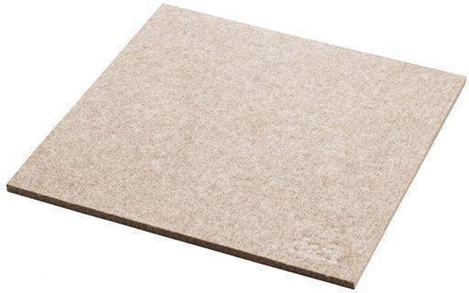 Daff Onderzetter - Vilt - Vierkant - 20 x 20 cm - Pebble mel. - Grijs