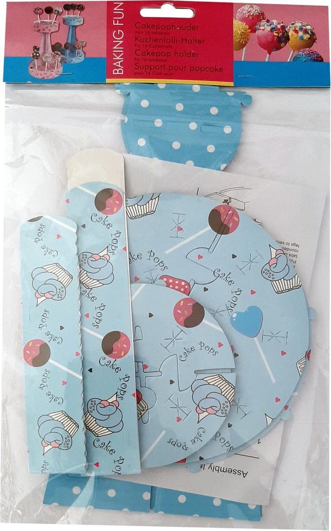 Maak je eigen popcakehouder blauw