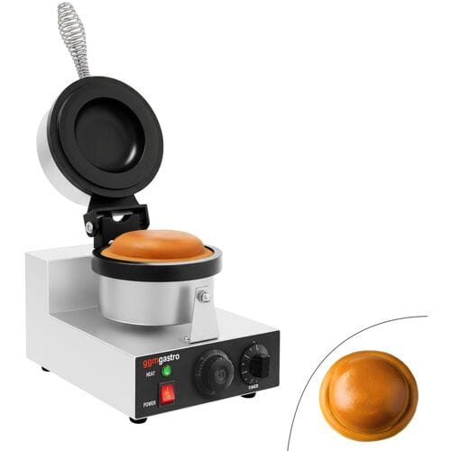 GGM Gastro Waffeleisen - Einzeln - 1,3 kW - Form: UFO - Backplatten teflonbeschichtet