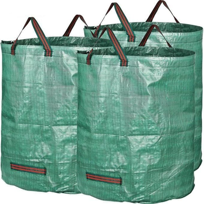 Tuinafvalzakken - A184 - Set van 3 - 272 liter - Waterdicht - Herbruikbaar