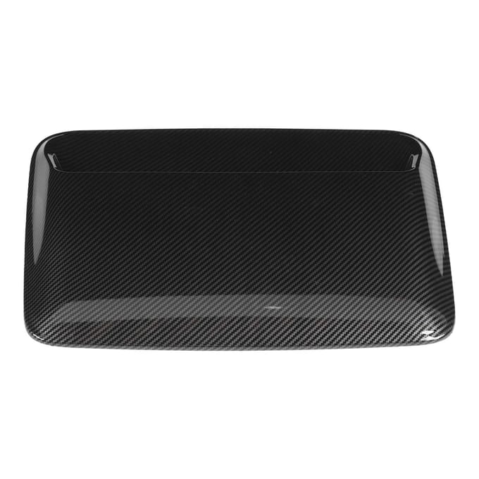 Cache de prise d'air universel pour modification automobile, remplacement, rénovation, fibre de carbone black