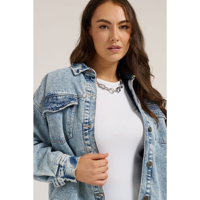Yours Zilverkleurige Statement Dikke Kettingsize One Size