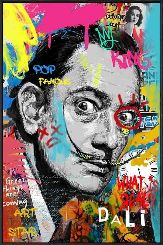 Schilderij popart Dali
