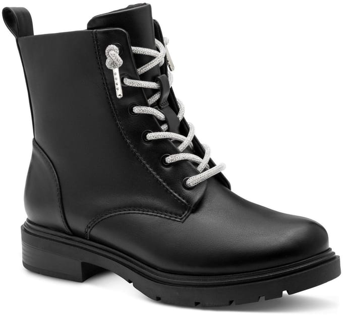 Marco Tozzi Dames Enkellaarsje 2-25224-45 001 F-breedte Maat: 38 EU