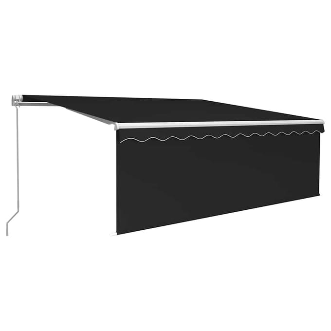 vidaXL - Handmatige - zonnetent - met - zonne-energie - ledverlichting - 4,5 - x - 3 - m