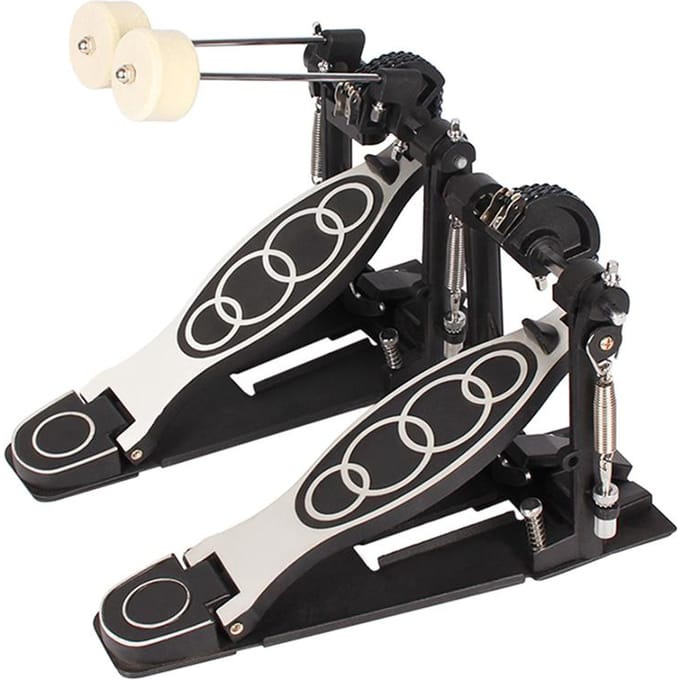 Contrabaspedaal Direct Drive Basdrum Kick Pedalen Pack of 2 zwart