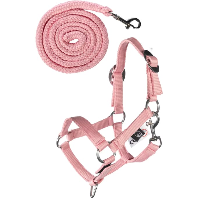 Zadel en longe voor Hobby Horse HKM Kids Basic
