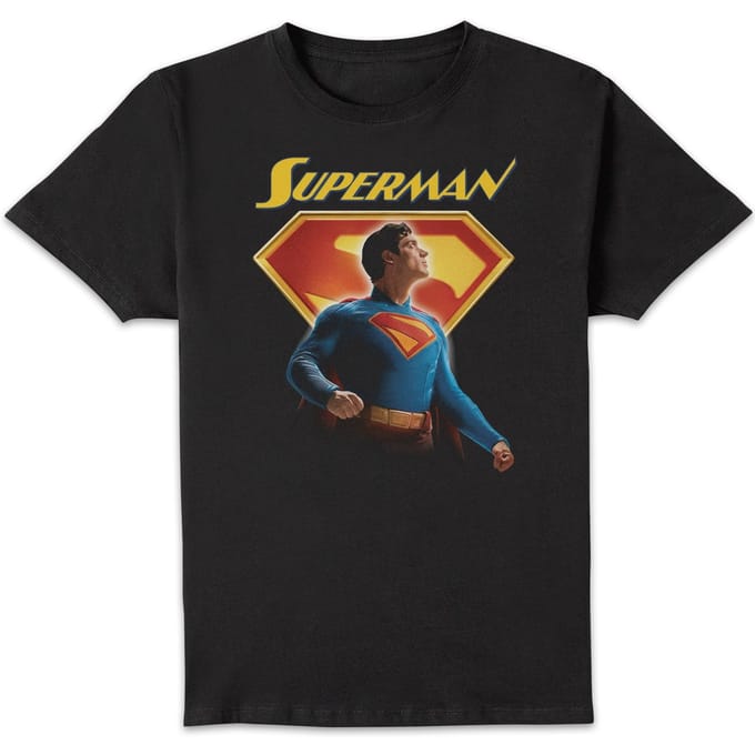 DC Comics Superman Man Of Steel Unisex T-Shirt - Black - L