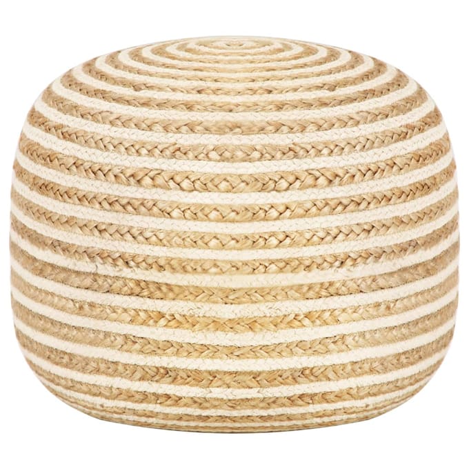vidaXL - Poef - handgemaakt - 45x30 - cm - jute