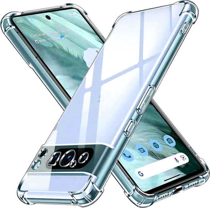 Hoesje geschikt voor Google Pixel 9 Pro XL - Techsuit Shockproof Silicone Back Cover - Transparant