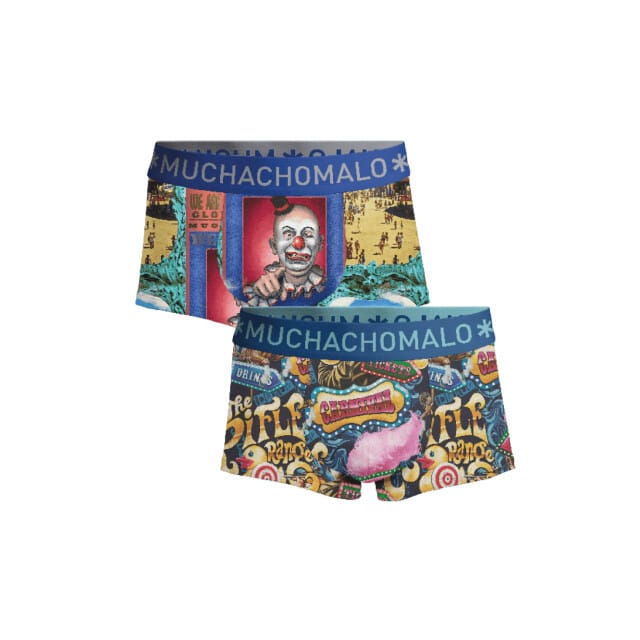 Muchachomalo Heren Trunks - 2 Pack - Maat M - 95% Katoen - Mannen Onderbroek