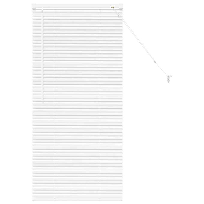 vidaXL - Venetiaanse - jaloezie - Wit - 130 - x - 55 - cm - 25 - mm - Aluminium