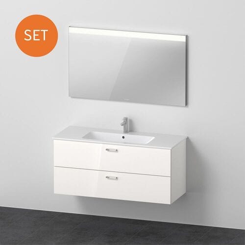 Duravit XBase FurnitureSet 123 cm, with mirror XB007304545