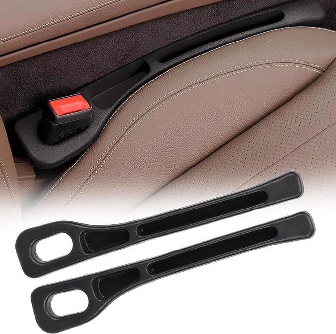 Famanu – Autostoel organizer set van 2, compacte opbergdozen voor ventilatieopeningen van auto’s