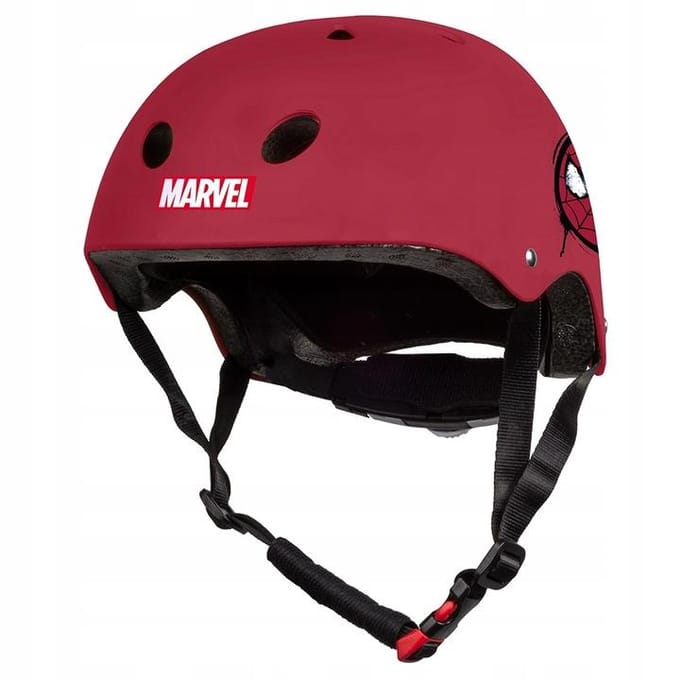 Kinderen helm met draaiknop voor afstelling Disney Spiderman