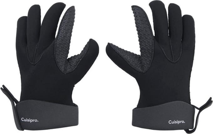 Cuisipro - BBQ - Ovenhandschoenen - Hittebestendig - Barbecue Handschoenen - Grijs - Set van 2 - Maat Large