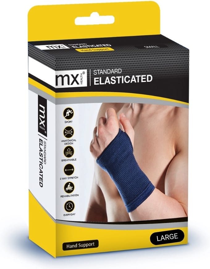 MX Health Mx Standard Hand Support Elastic - L