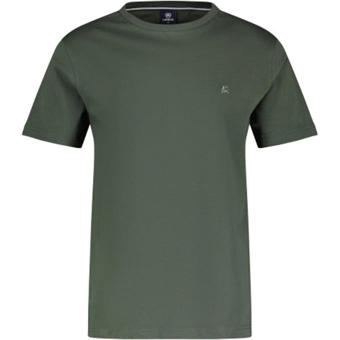 Lerros T-shirt Basic T Shirt Met Logosteek 2473000 670 Mannen Maat - L