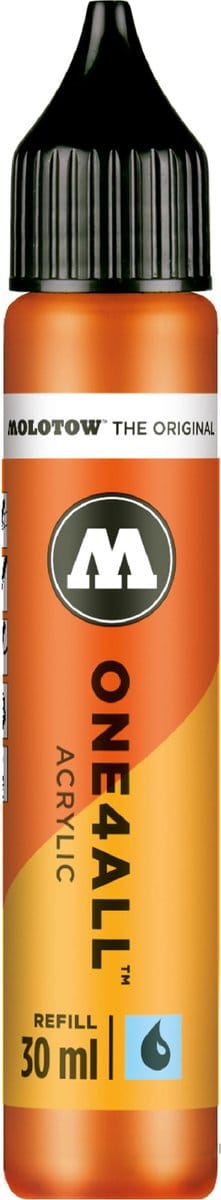 Molotow ONE4ALL™ - 30ml oranje navul Inkt op acrylbasis