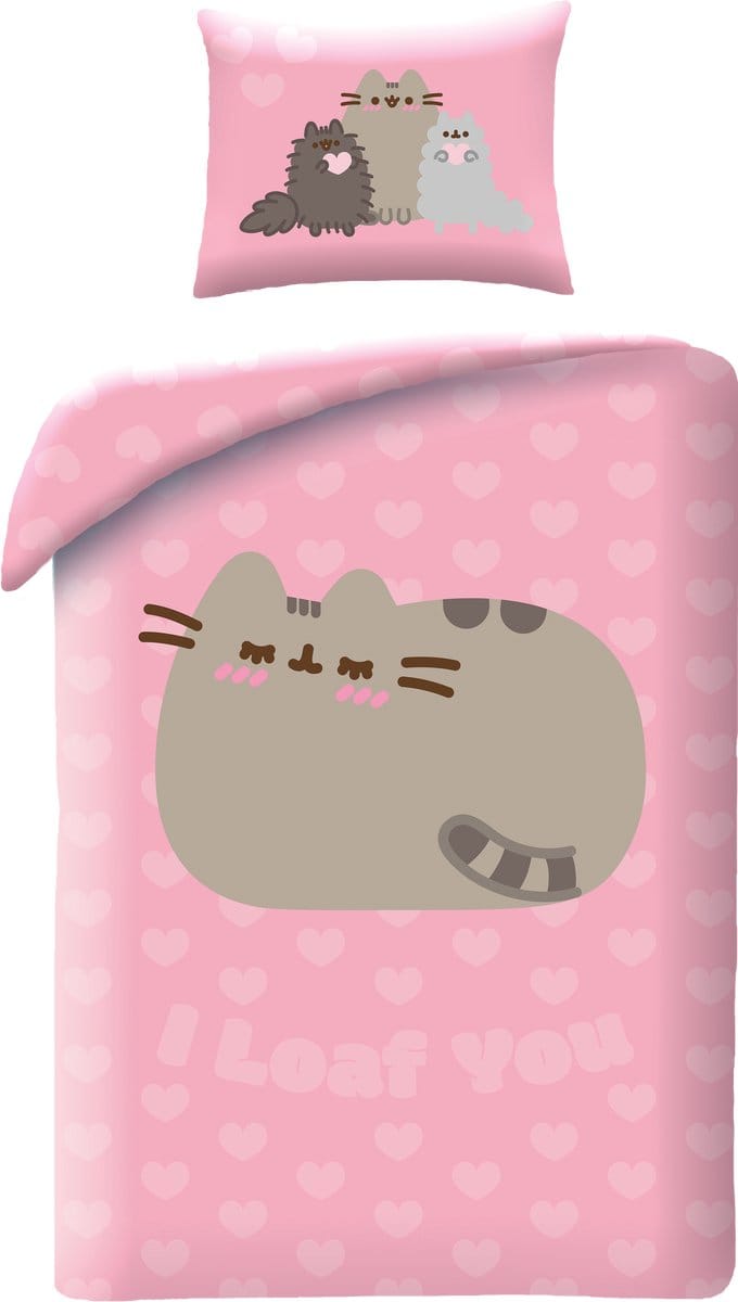 Pusheen Dekbedovertrek Loaf - 140 x 200 + 70 x 90 cm - Polyester