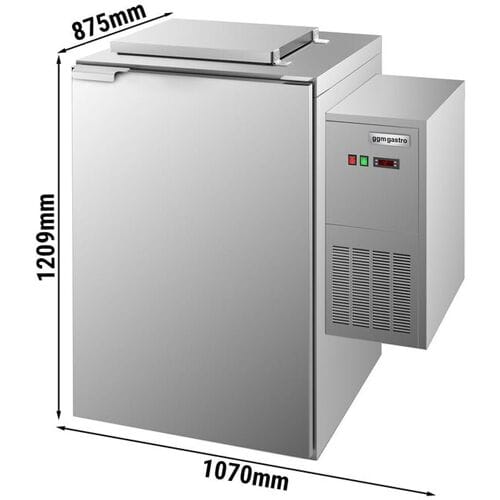 GGM Gastro Nass-Abfallkühler - 1x 120 Liter oder 1x 240 Liter - Aggregat Rechts
