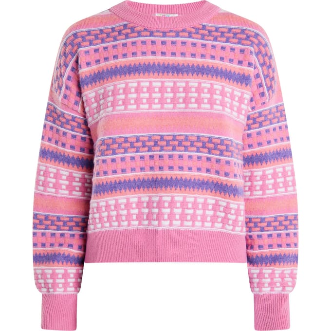 IZIA Jumper Dames Roze Veelkleurig