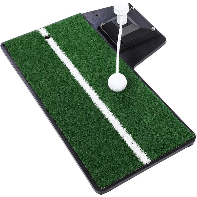 Outil d'Aide à l'Entraînement au Swing de Golf Intérieur Extérieur Équipement d'Entraînement au Putting black