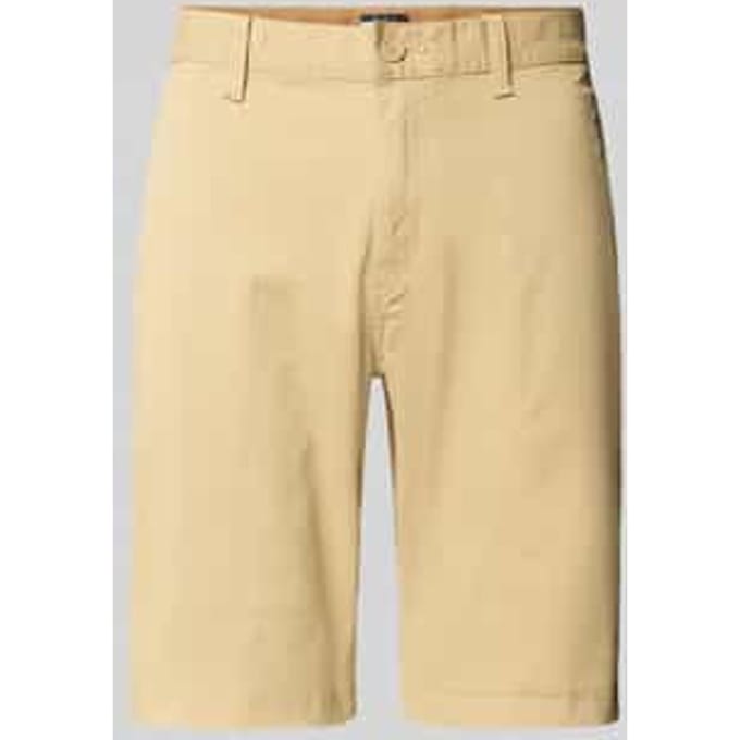 Slim fit korte chino van katoenmix, model 'SCANTON'