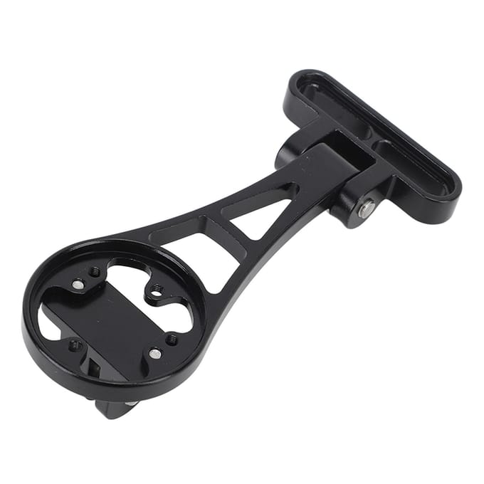 Fietscomputerhouder van aluminiumlegering voor racefietscomputer met geïntegreerde stuurpen voor Garmin-serie black