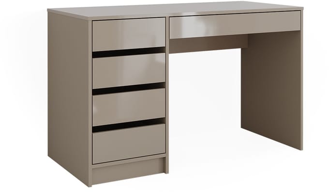 Vicco Sherry Bureau – 55 x 120 cm met laden Grijs hoogglans