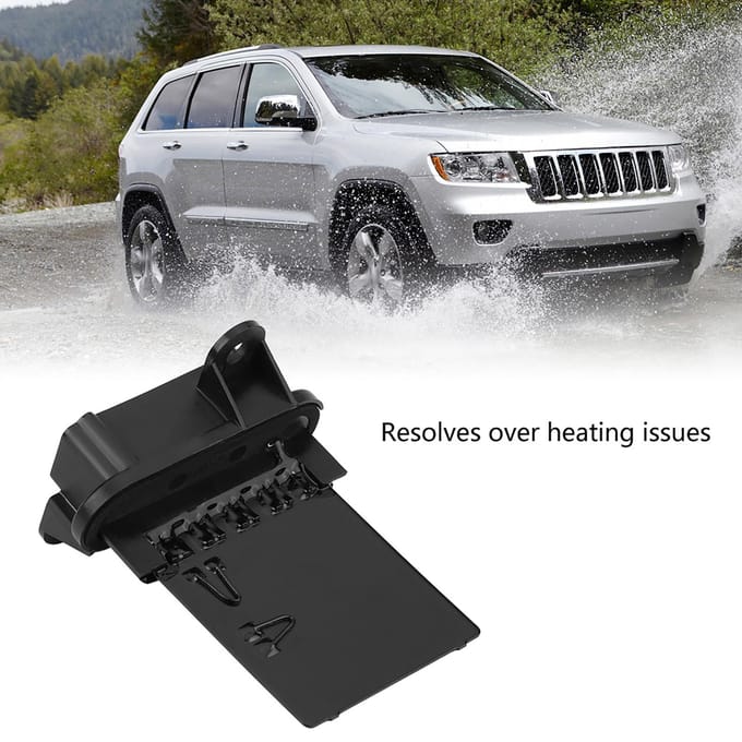 Motor Kachelventilator Aanstuurweerstand voor JEEP CHEROKEE LIBERTY WRANGLER 05066552AA 929433R black