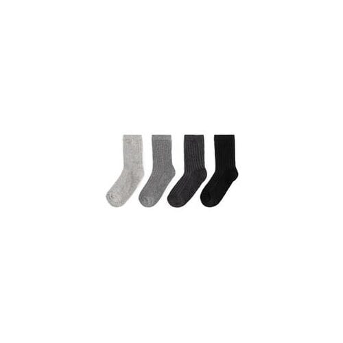 Prénatal sokken 4 paar Grey Melee Dark 3-6 heren