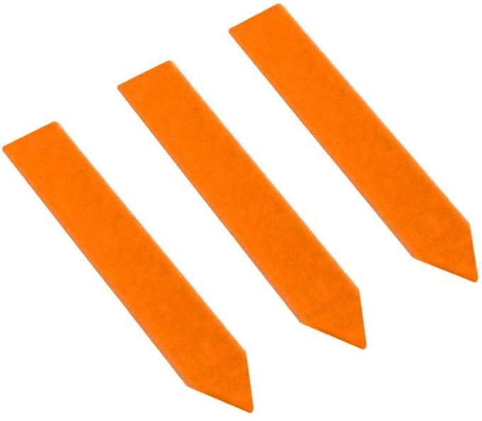 CombiCraft Dikke Steeketiketten 18 x 100 mm Oranje - 100 stuks