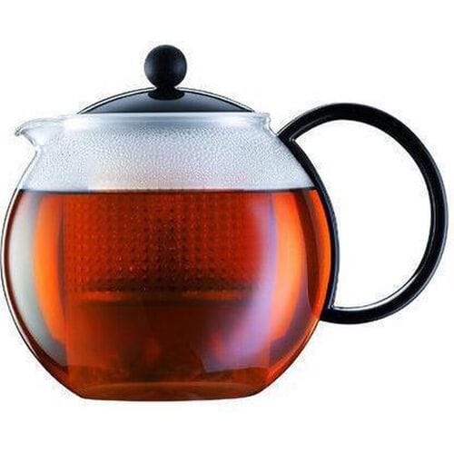 Bodum Assam Theepot Met Plastic Filter - 8 Kops - 1.0 L - Zwart